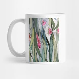 Small Pink Gum Flowers by Leah Gay Mug